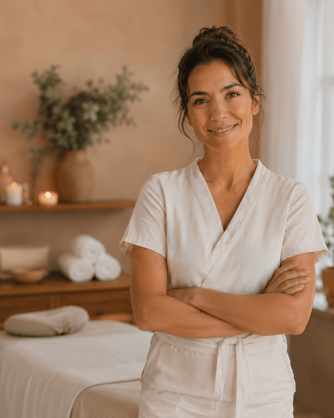 Massage therapist at True Touch